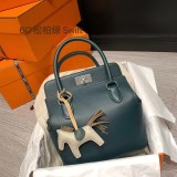 Swift Hermes Toolbox 20 convertible bowling handbag full handmade