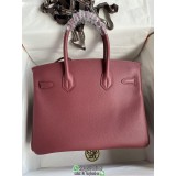 Epsom Hermes Birkin 30 shopper handbag laptop document tote handmade stitch horse charm freebies