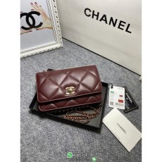 Chanel 19 trendy cc woc sling crossbody shoulder messenger flap makeup smartphone pouch