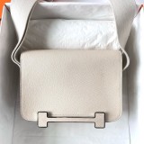 Handmade Hermes Geta case camera bag shoulder crossbody flap messenger socialite boxy clutch