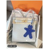 Togo Hermes Kelly Ado Pm backpack Luxury designer backpack handmade stitch gold clasp