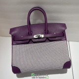 limited edition swift&canvas Hermes birkin 30 designer handbag holiday beach tote