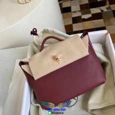evercolor Hermes Kelly mini 2424 satchel bag tiny shopping tote handbag