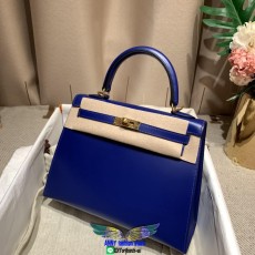 Hermes Kelly 28 handbag sstructured shopper tote laptop handbag in box leather