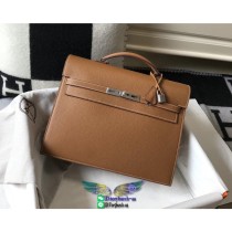 Hermes depeches 34cm man's offical business briefcase laptop tablet handbag handmade stitch