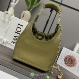 Large Loewe squeeze drawstring bucket handbag shoulder storage commuter tote boutique quality