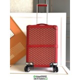 Goyard telescope trolley suitcase boarding cabin luggage wheeled travel gadget 20 inches