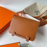 Handmade Hermes Geta shoulder crossbody flap messenger socialite boxy clutch case camera bag