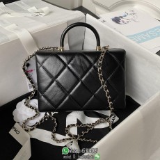 AS4470 Chanel 23K cosmetic boxyes handbag vanity case sling crossbody flap messenger top quality