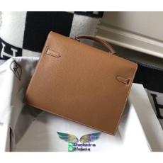 Hermes depeches 34cm man's offical business briefcase laptop tablet handbag handmade stitch