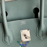 Hermes Togo Birkin 25 top-handle handbag shopping tote laptop bag business briefcase purely handma