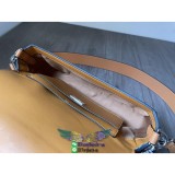 Medium Fendi & Tiffany underarm flap baguette sling crossbody flap messenger cosmetic clutch