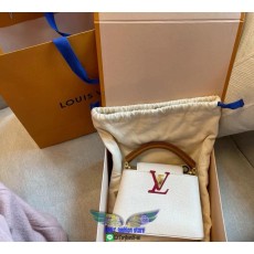M57945 Louis Vuitton LV Capucines BB Mini  top-handle handbag versatile multi-pocket shopping tote