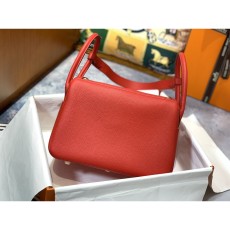 Hermes Lindy 26cm shopper handbag large shopping tote casual shoulder commuter bag handmade stitch