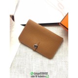 Togo Hermes dogon large passport holder wallet cosmetic clutch pouch wristlet handmade sewing