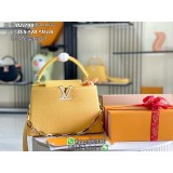 M21798 M21652  Louis Vuitton LV capucines PM BB shopper handbag weekender cabin tote laptop document handbag
