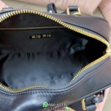 small Miumiu bowling tote sling crossbody shoulder bag top-handle Boston shopper handbag