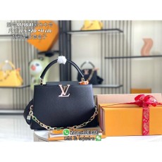 M21641 M21652 Louis Vuitton LV capucines BB shopper handbag laptop document handbag original quality