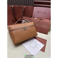 Loro Piana L27 extra pocket versatile vanity case makeup case handbag full packaging