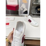 Valentino laceup couple sneaker panel low-top flat sneaker casual skateboard shoes size35-46
