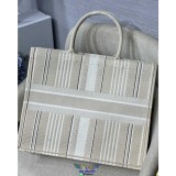 Dior embroidered medium booktote holiday storage luggage weekender cabin boarding handbag