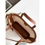 YSL summer resort beach tote crossbody shoulder bucket tote chic designer handbag authentic quality
