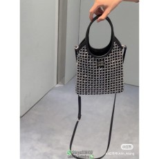 Miumiu crystal-embellished slouchy beach tote foldable bucket handbag tote