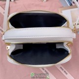 5BH229 miumiu matelasse shoulder camera case bag with slip back pocket