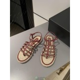 Chanel ankle-strap flat espadrilles sandal casual summer sandal size35-41