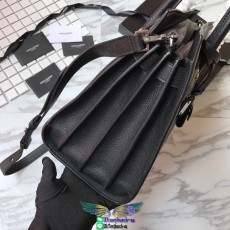 YSL Sac De jour caviar multipocket shopper handbag tote bag documentary briefcase laptop bag