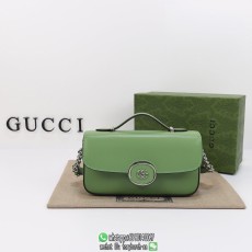 Gucci Petite GG mini sling shoulder flap messenger bag smartphone holder clutch with snaplock