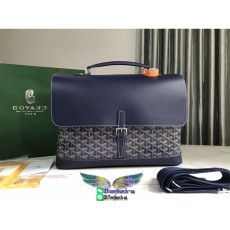 Goyard Citadin vintage canvas men's flap messenger bag business briefcase worker commuter bag
