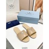 Prada ladies flat summer sandal casual sandy beach footwear healthy indoor outdoor slipper size35-41