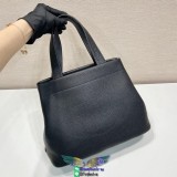 Prada woman's convertible shopper handbag underarm shoulder shopping tote holoday traveling bag