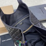 lambskin YSL  Lcare max shopper tote outdoor travel carryall handbag