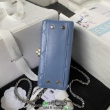 AS4469 Chanel 23K makeup boxy handbag sling shoulder crossbody falp messenger cellphone holder