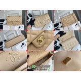 lambskin Chanel Cf25 qulited sling crossbody flap messenger bag underarm baguette microchip version
