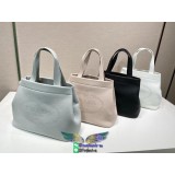 Prada woman's convertible shopper handbag underarm shoulder shopping tote holoday traveling bag