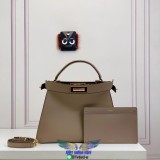 medium Fendi peekaboo shopping tote handbag practical crossbody commuter bag