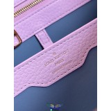 M57945 Louis Vuitton Capucines BB top-handle handbag versatile multi-pocket shopping tote holidaybag