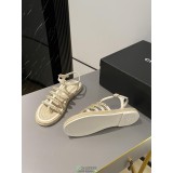 Chanel ankle-strap flat espadrilles sandal casual summer sandal size35-41