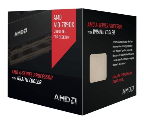 AMD A10 7890K A-Series APU with Radeon R7 Graphics & Wraith Cooler 4.1 4 AD789KXDJCHBX