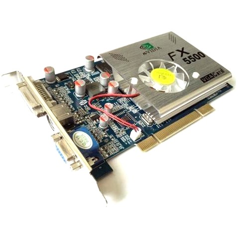 CORN GF FX 5500 FX5500 256 MB PCI Desktop Video Graphics Card Vga Nvidia Chipset