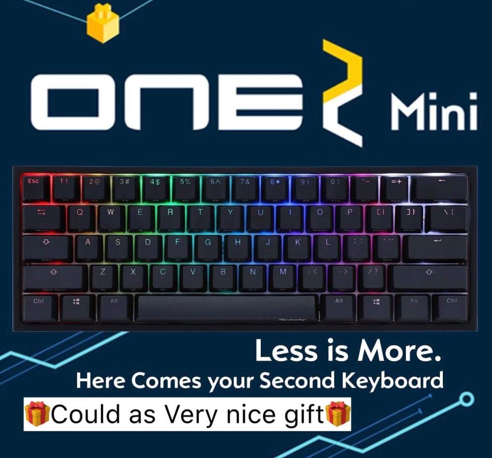 Us 167 99 Ducky One 2 Mini Rgb Cherry Mx Switch Pbt Keycap 60 Rgb Mechanical Gaming Keyboard M Cornbuy Com