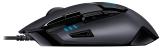 Logitech G402 910-004069 Black 8 Buttons 1 x Wheel USB Wired Optical 4000 dpi Hyperion Fury FPS Gaming Mouse with High Speed Fusion Engine