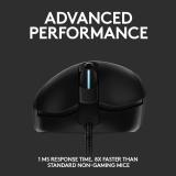 Logitech G403 Hero 16K Gaming Mouse, Lightsync RGB, Lightweight 87G+10G Optional, Braided Cable, 16, 000 DPI, Rubber Side Grips