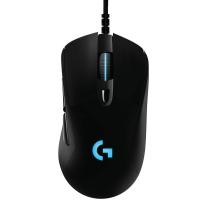 Logitech G403 Hero 16K Gaming Mouse, Lightsync RGB, Lightweight 87G+10G Optional, Braided Cable, 16, 000 DPI, Rubber Side Grips
