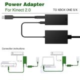 Xbox Kinect Adapter for Xbox One S/Xbox One X Windows 8/8.1/10 Power AC Adapter PC Development Kit