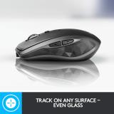 Logitech MX Anywhere 2S Wireless Mouse – Use On Any Surface, Hyper-Fast Scrolling, Rechargeable, Control up to 3 Apple Mac and Windows Computers and laptops (Bluetooth or USB), Graphite