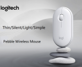 [New Arrival]Logitech PEBBLE Bluetooth Mouse Thin&Light 1000DPI 100g High Precision Optical Tracking Unifying Colorful Mouse